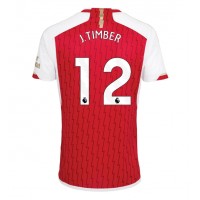 Arsenal Jurrien Timber #12 Replica Home Shirt 2023-24 Short Sleeve